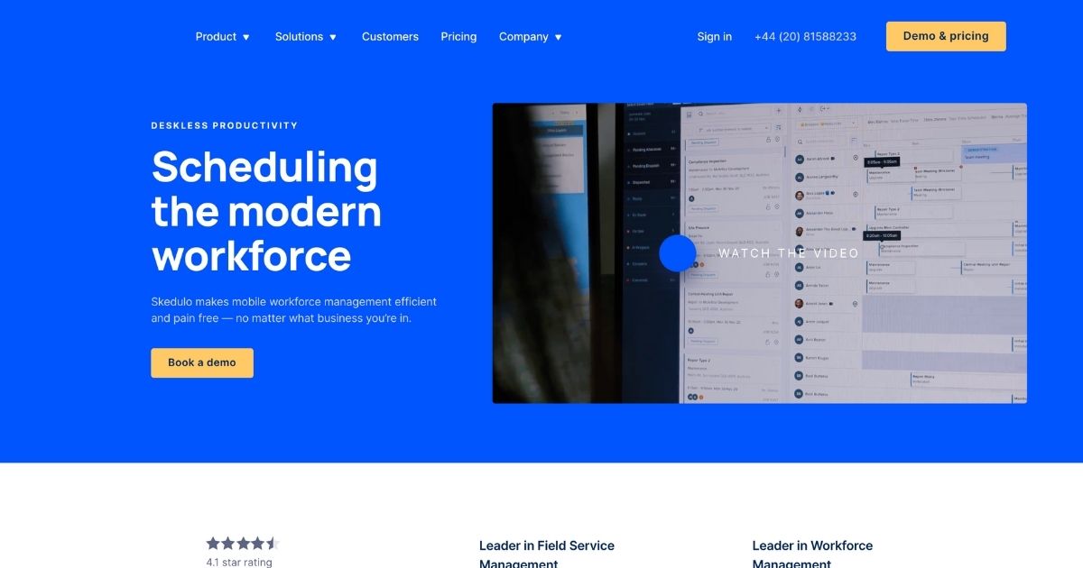 Skedulo: Streamline your deskless workforce management