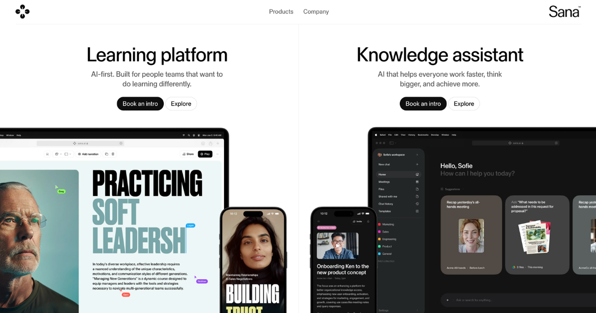 SanaLabs: Revolutionize learning with cutting-edge AI technology