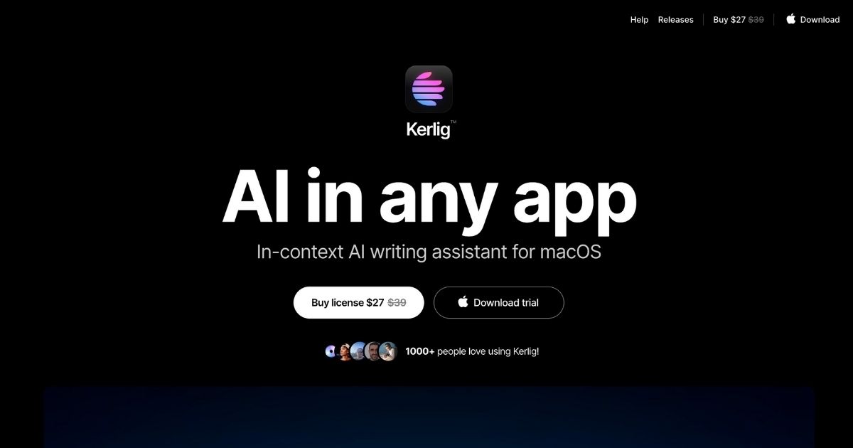 Kerlig: In-context AI writing assistant
