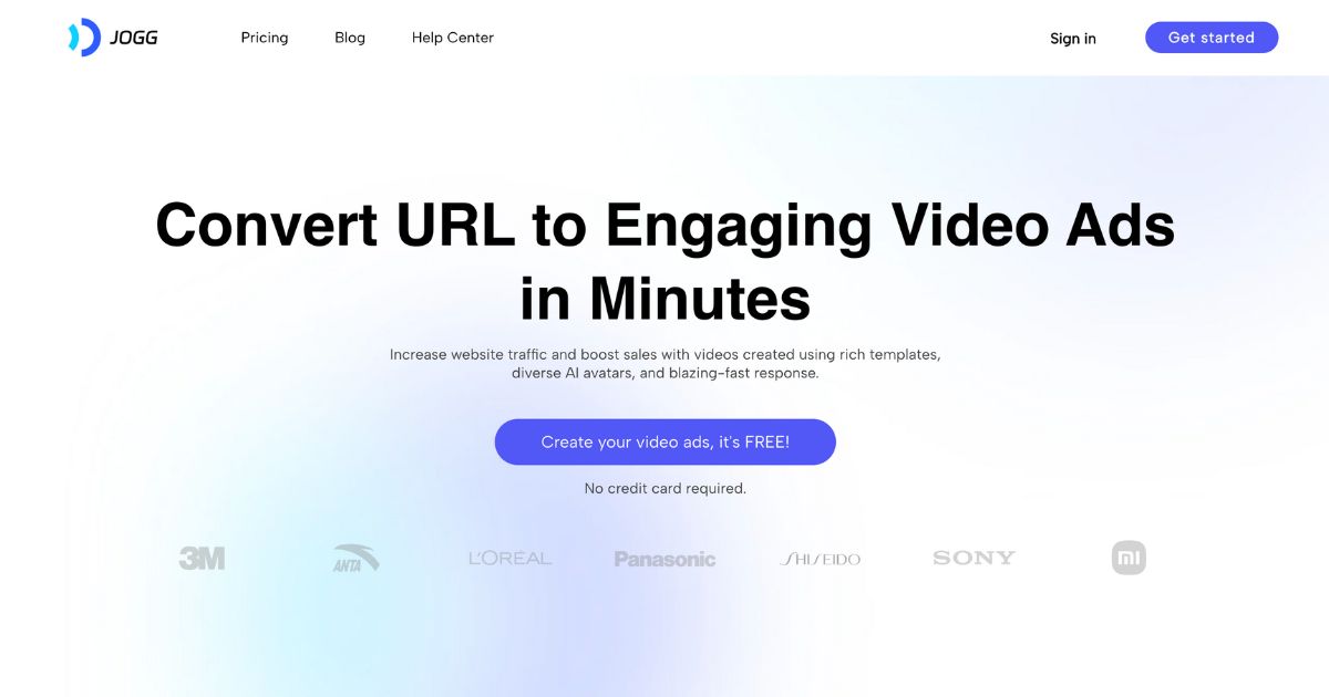JoggAI: Convert URL to video