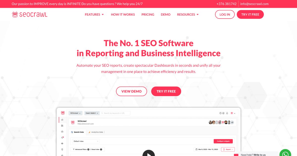 SEOCrawl: SEO Dashboard and Reporting