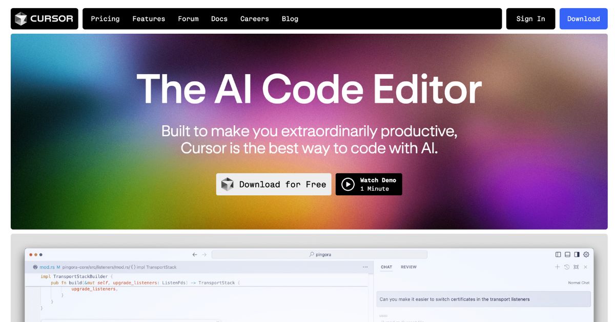 Cursor: AI code editor