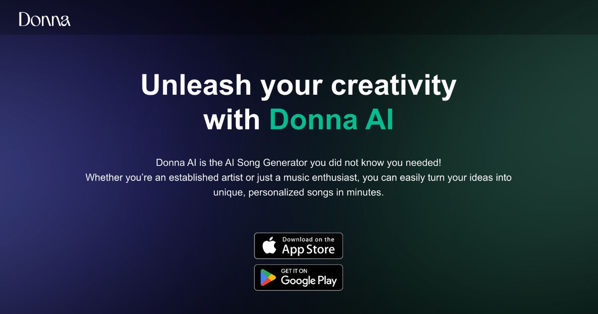 Donna: AI song generator and music creator