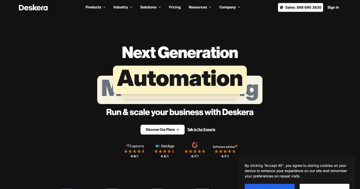 Deskera: Cloud-based ERP