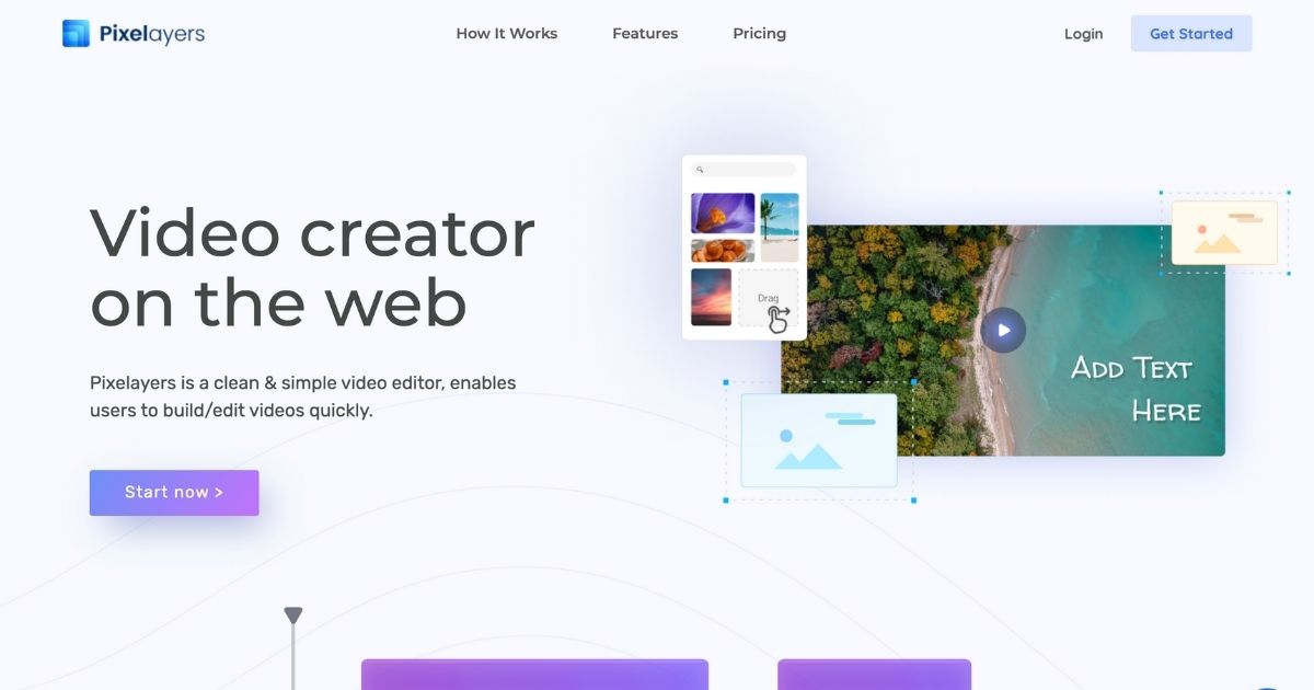 Pixelayers: Video editing platform