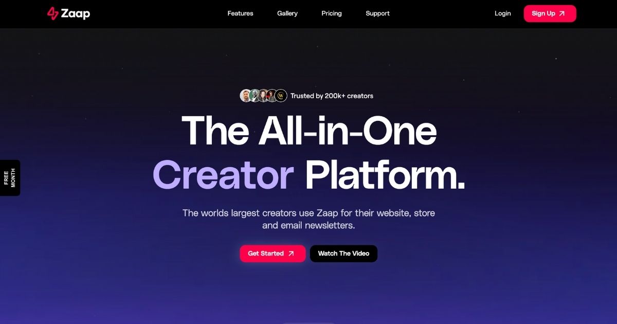 Zaap: All-in-one creator platform