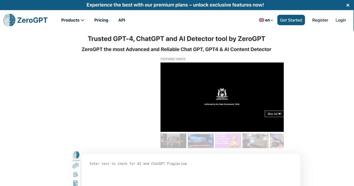 ZeroGPT: AI content detection tool