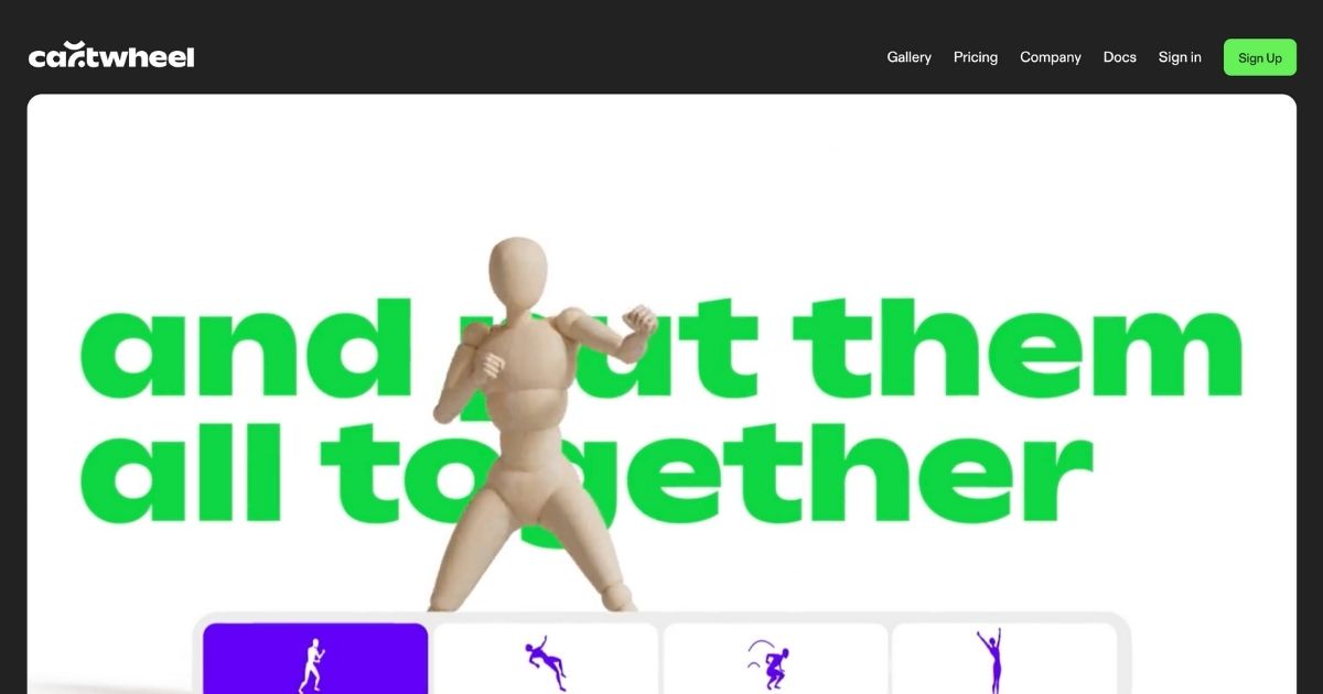 Cartwheel: Animation tool for artists