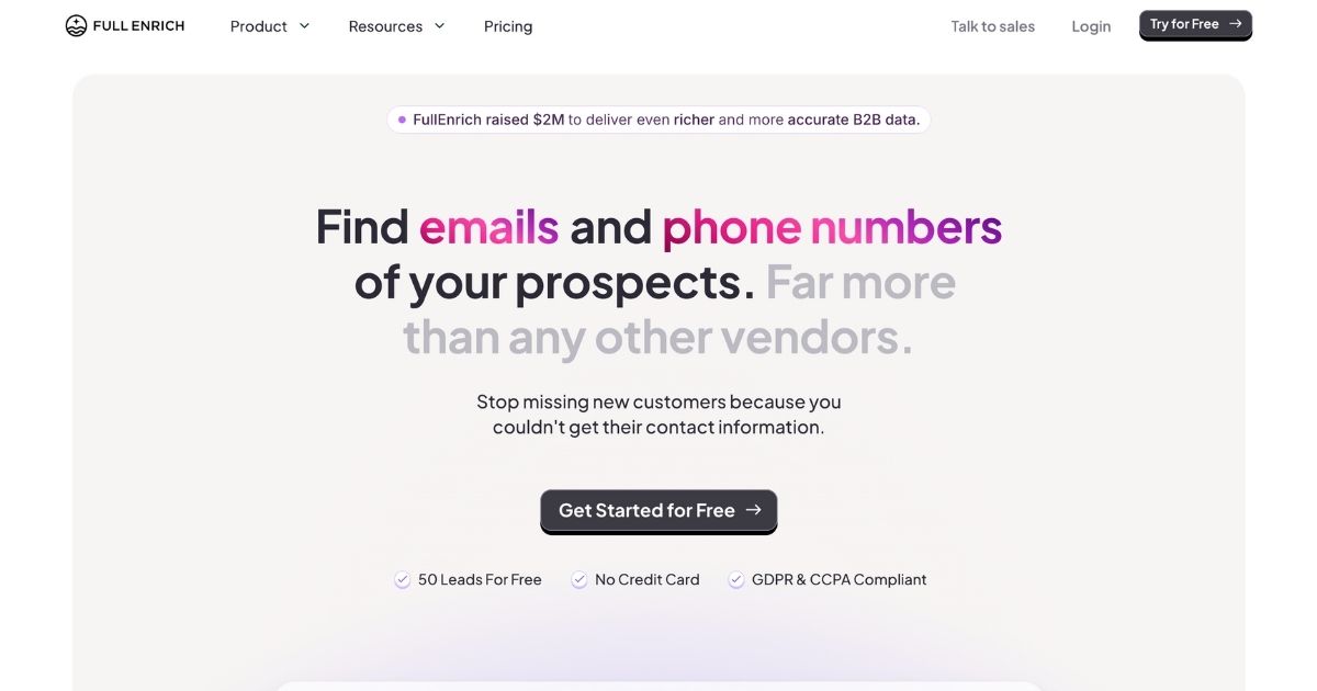 FullEnrich: Contact info finder & enrichment
