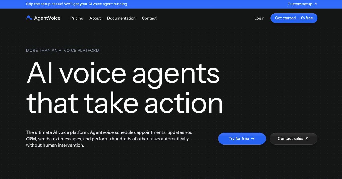 AgentVoice: AI-Powered Automated Customer Communication