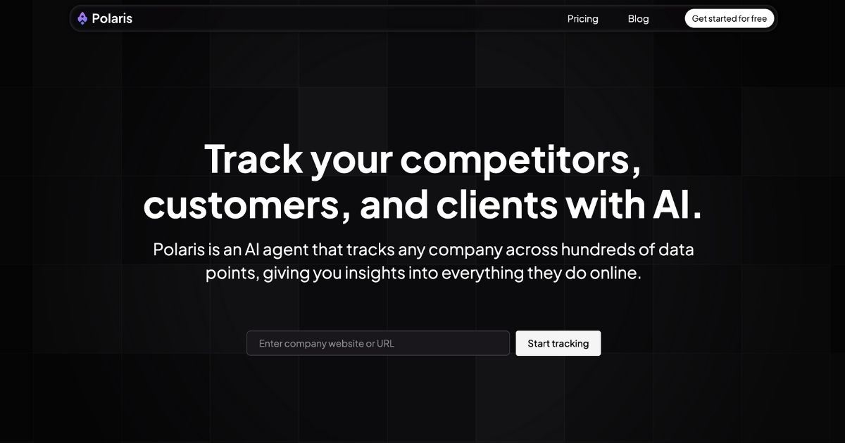 Polaris: AI-Powered Business Monitoring Tool