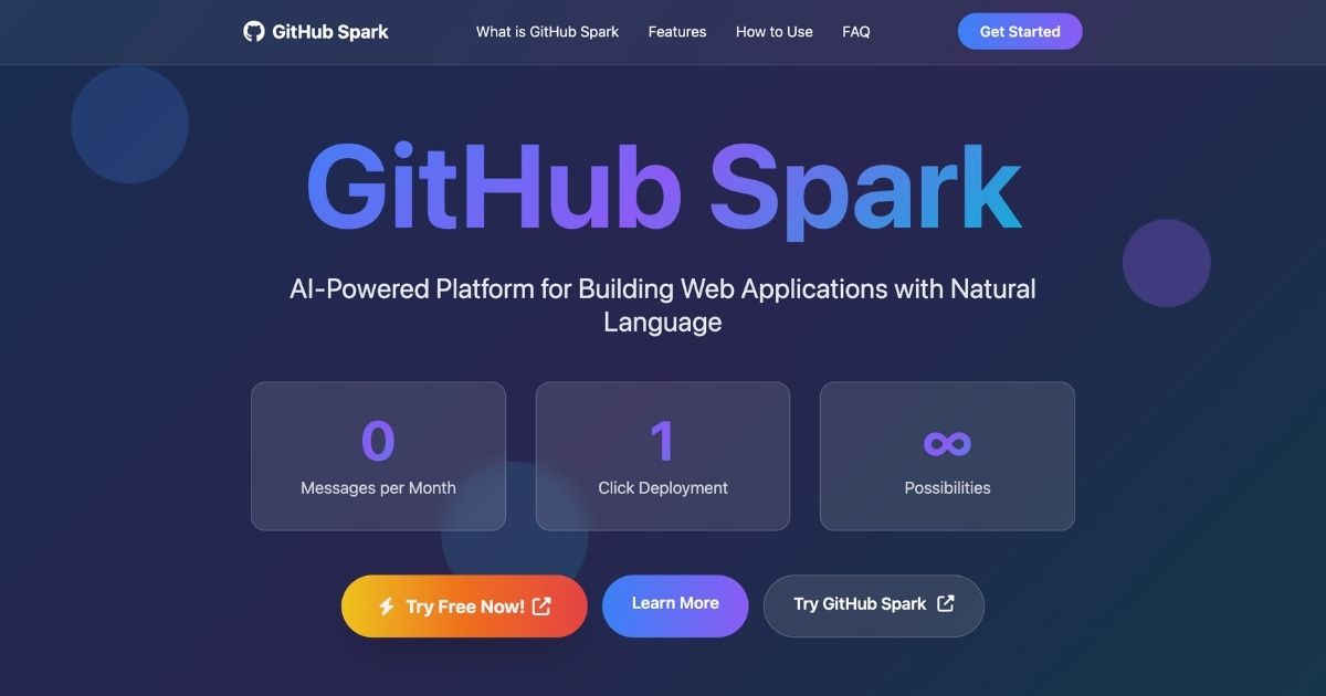 GitHub Spark: AI-Powered App Development Simplified