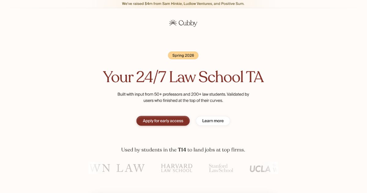 Cubby Law: AI-Powered Legal Study Tool