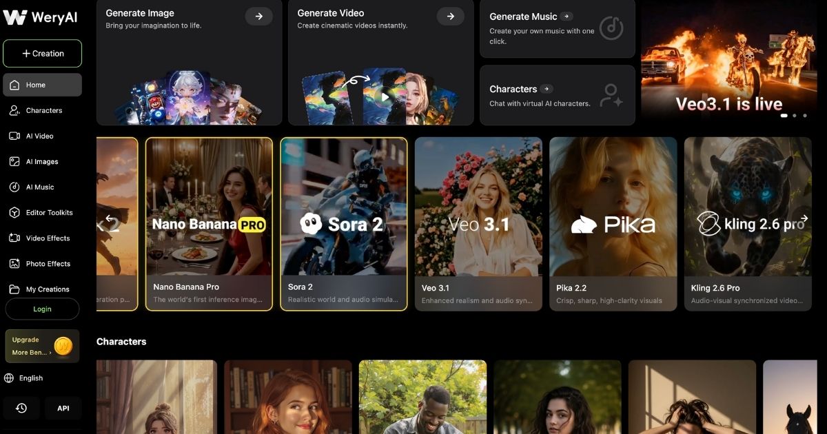 WeryAI: AI-Powered Visual Content Creation