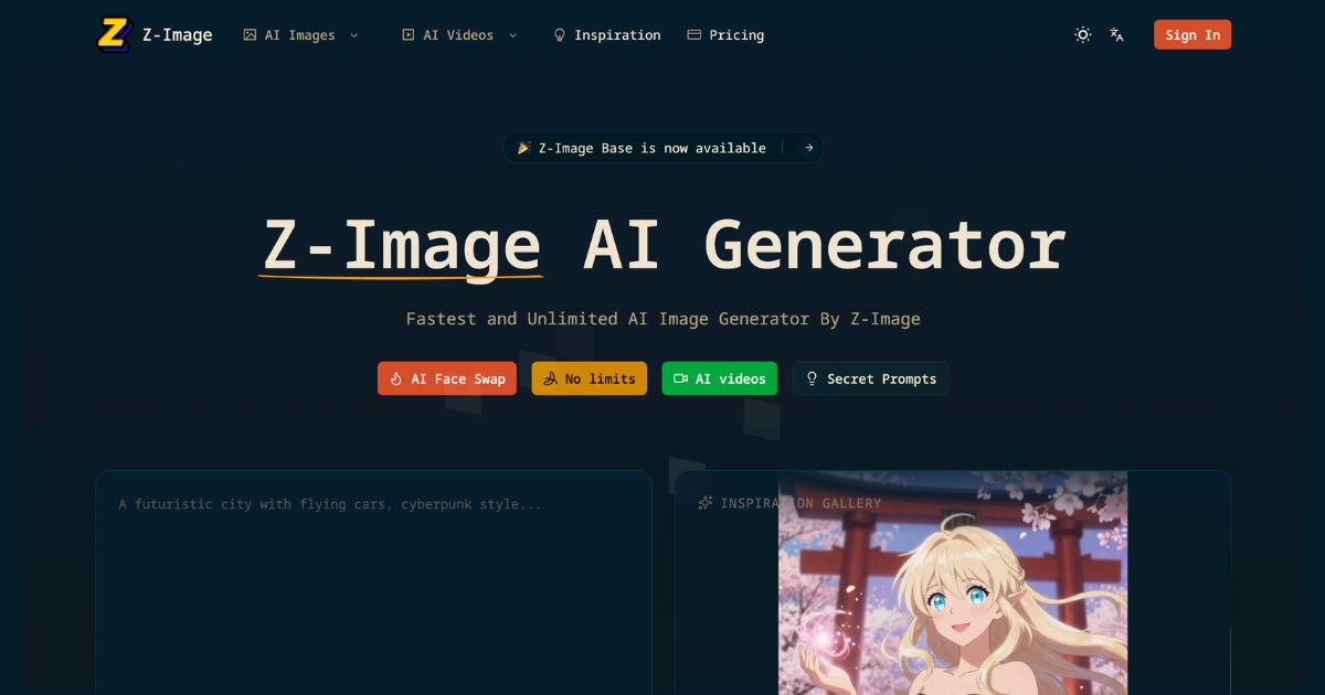 Z-Image: Advanced AI Image Generation